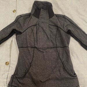 lululemon athletica Charcoal Cowl Neck Sweater